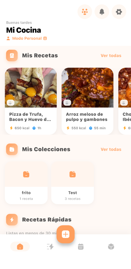App Flavia mostrando una receta importada